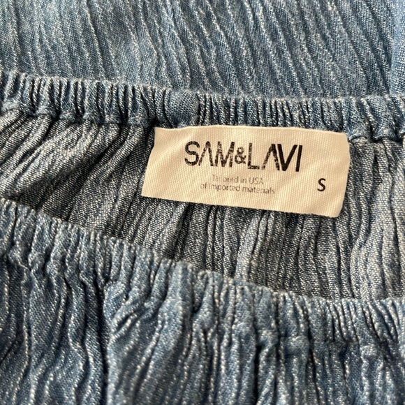 Sam & Lavi Liz Top in Denim Kona - Picture 6 of 6